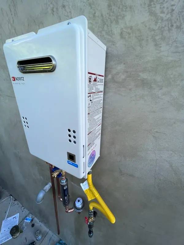 Tankless water heater installation for Fairview Estates homes