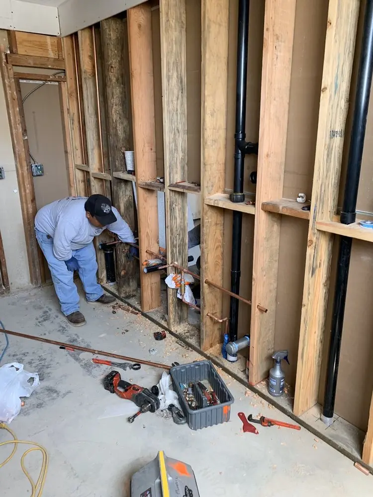 Commercial rough-in plumbing for Gas Line Repair in Fairview Estates
